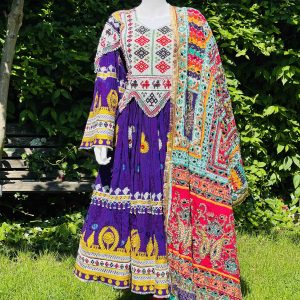 Gande afghani long dress