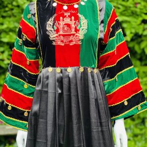 Afghan Traditional flag dress