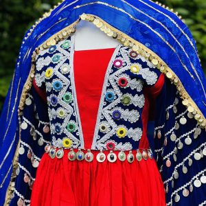 Long afghani dress